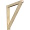 Ekena Millwork Traditional Arts & Crafts Rough Sawn Outlooker, Douglas Fir, 6"W x 46"D x 46"H OUT06X46X46TRA03RDF - alternate 1